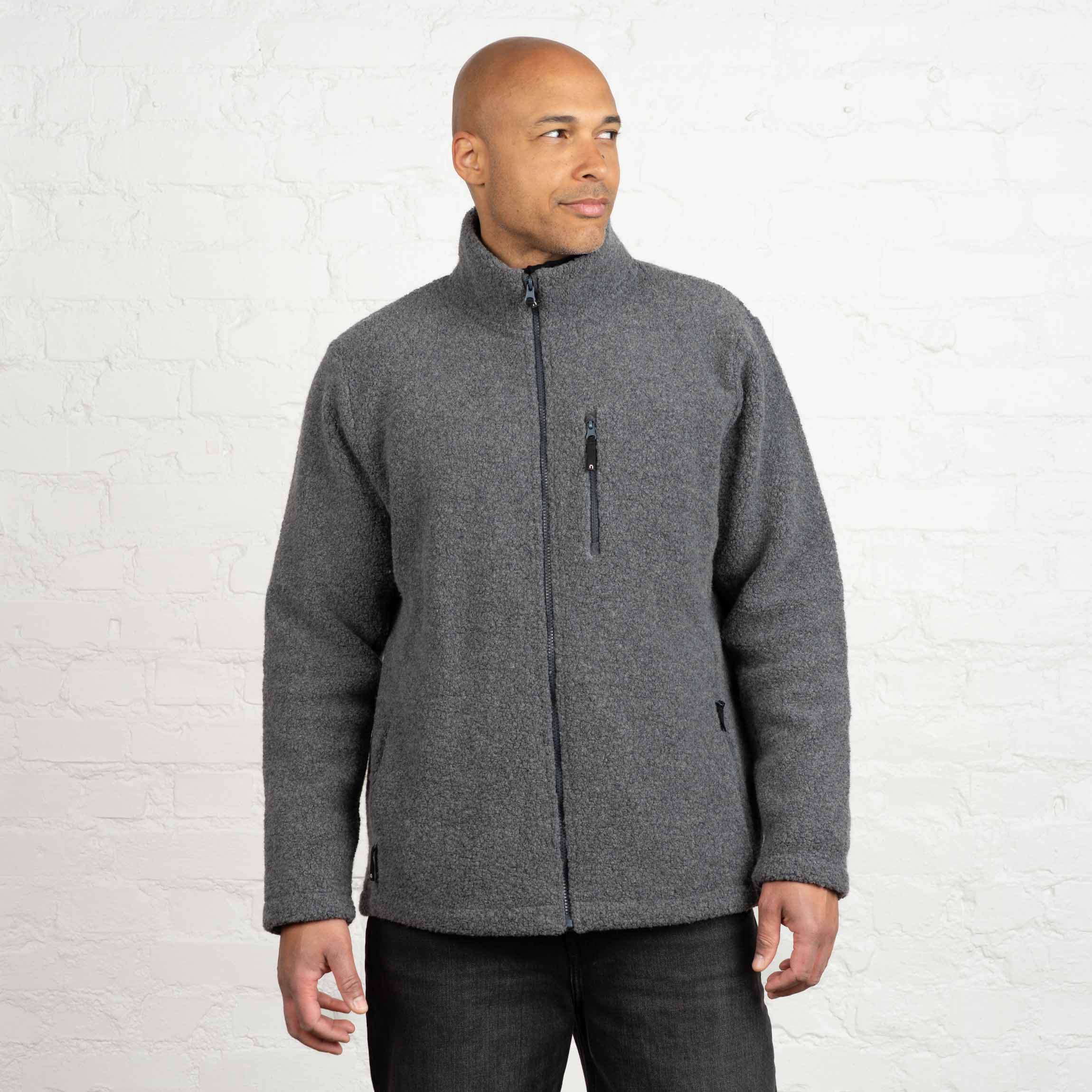 Image of Ares villafleece takki M - tummanharmaa