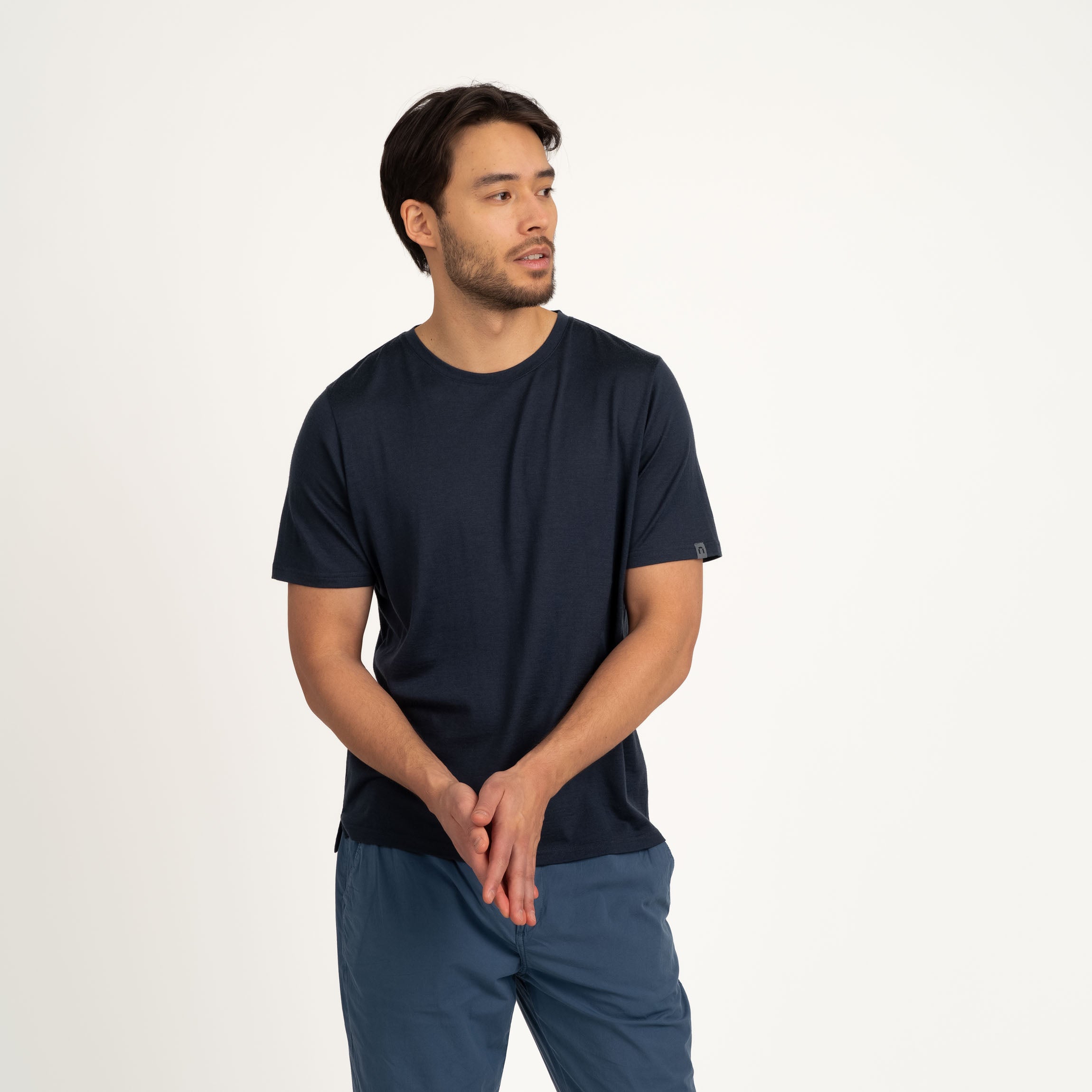 Image of Liam merino T-paita M - indigonsininen