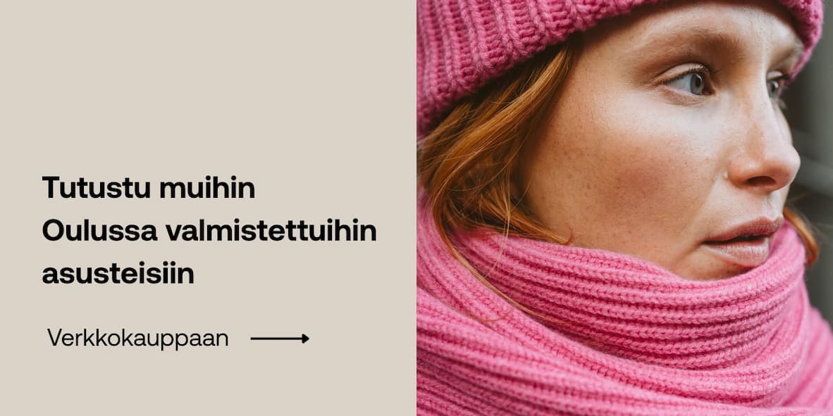 Tutustu muihin Oulussa valmistettuihin asusteisiin verkkokaupassa!