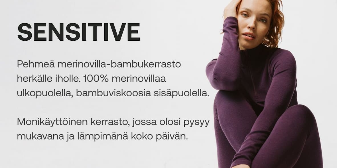 Sensitive merinokerrasto