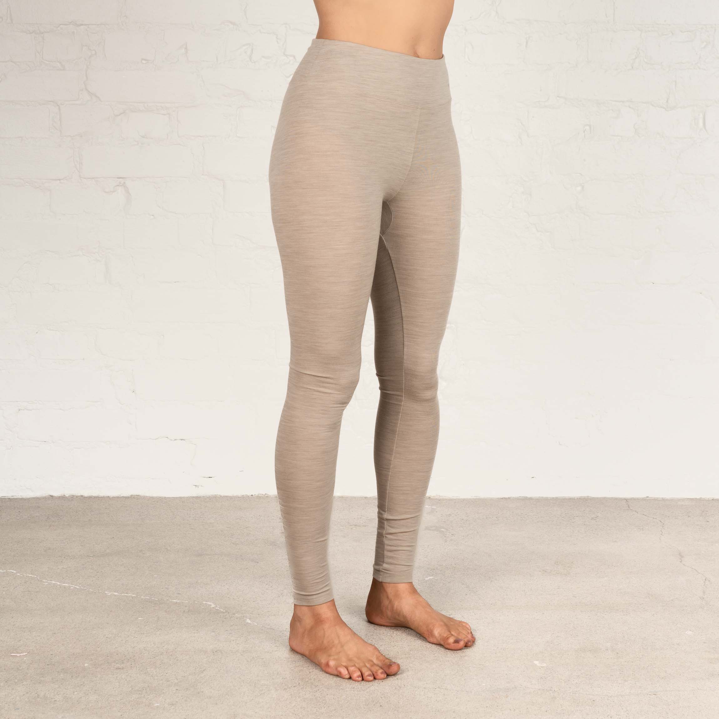 Image of Touch 150 naisten aluskerroksen merinohousut - shampanja