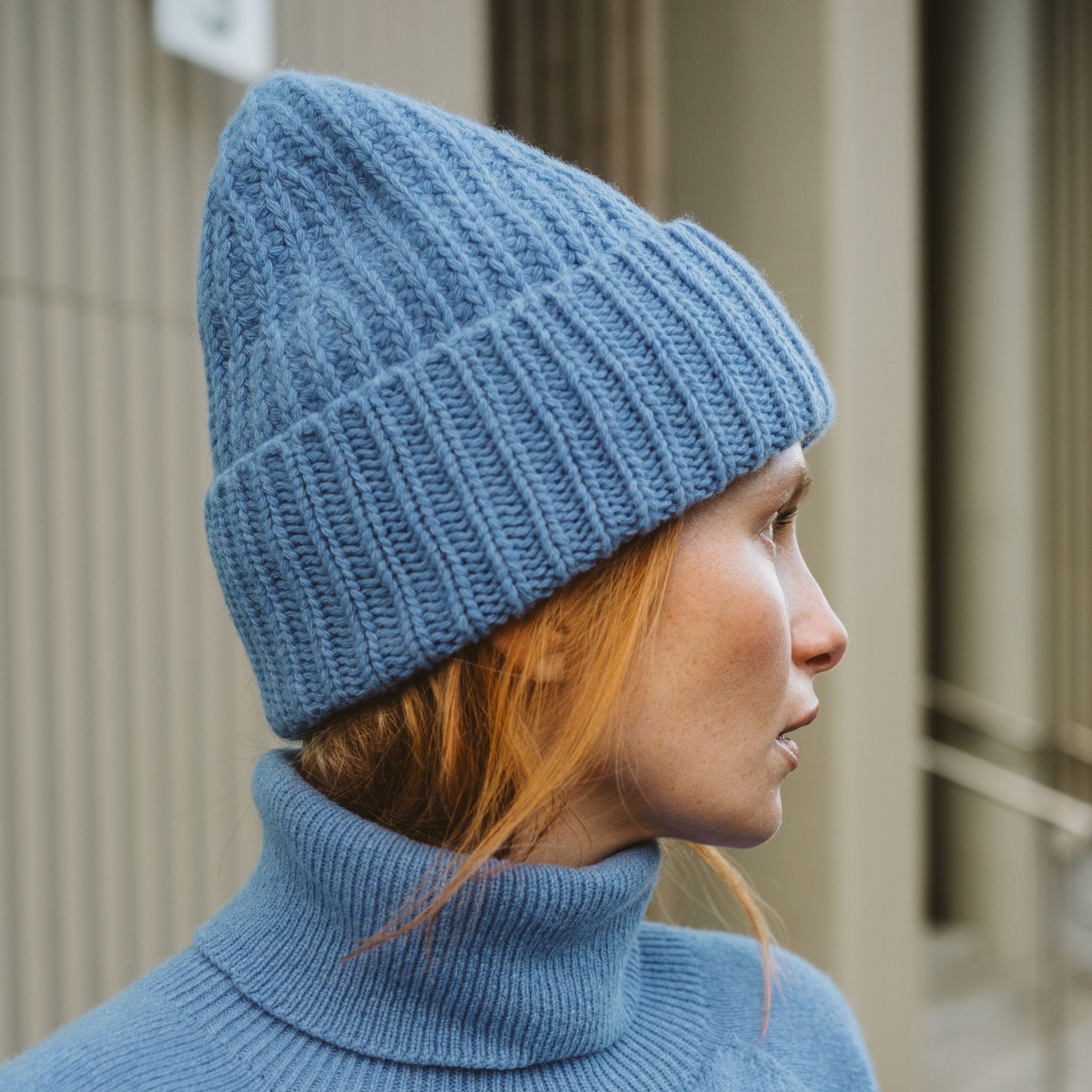 Image of Kaisla merinopipo - taivaansininen