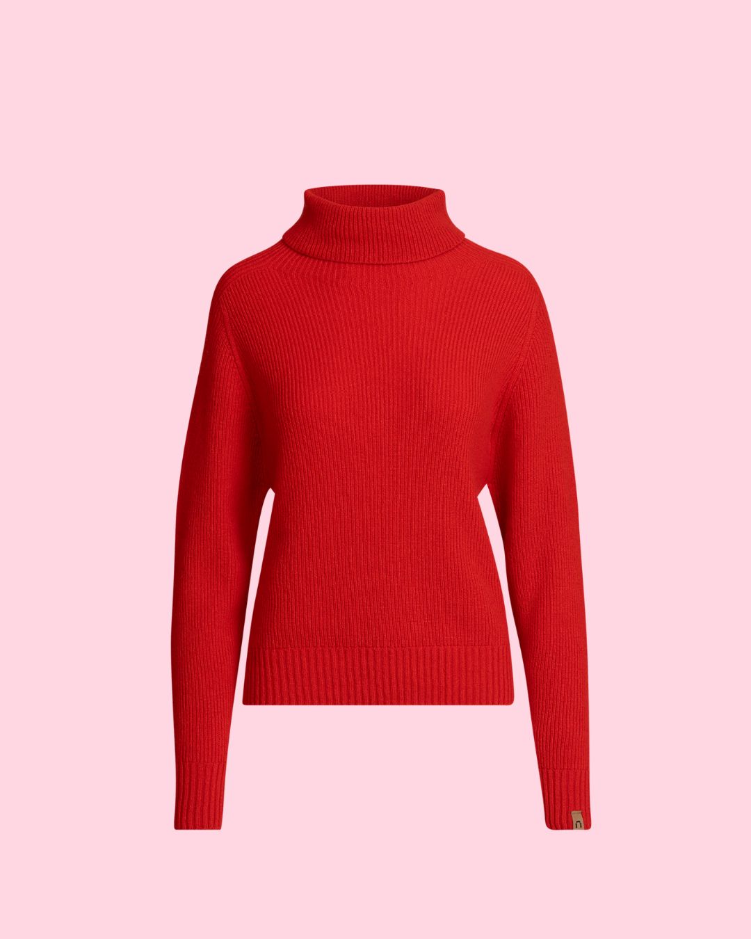 Kieppi naisten merinovillapaita - mansikka