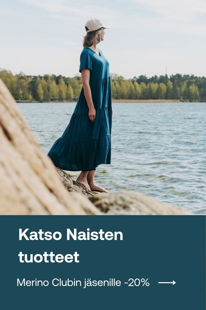 Naisten merinovillavaatteet Clubiliseille -20%.