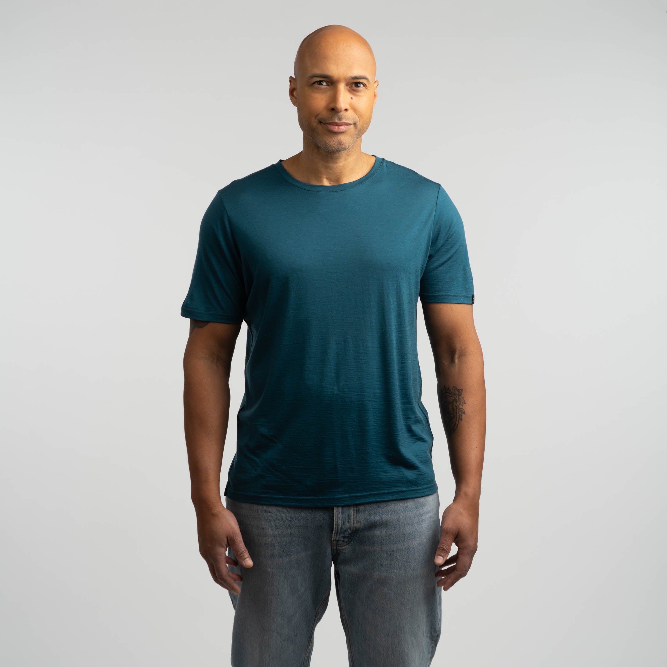 Image of Liam merino T-paita M - sinivihreä