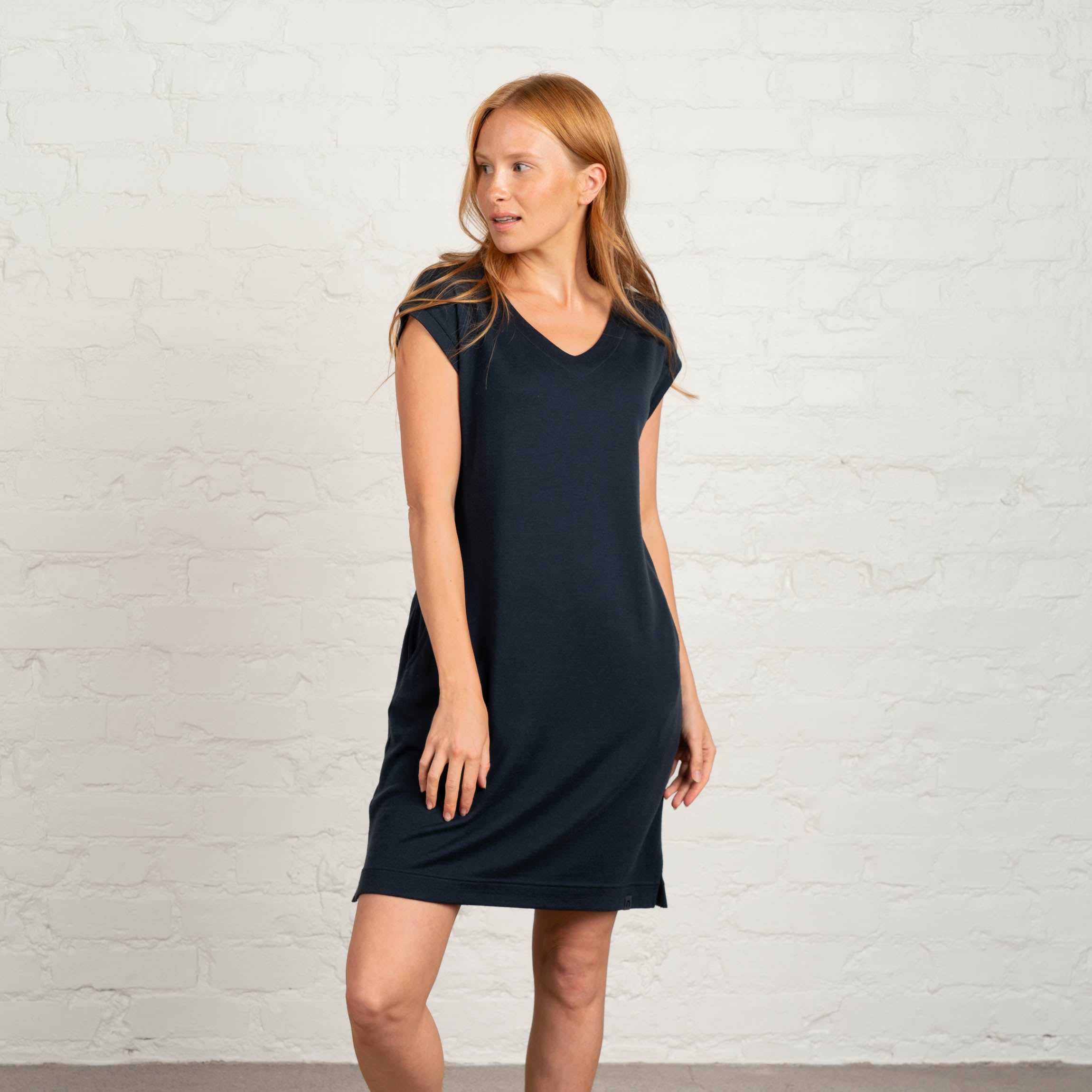 Image of Ros merinomekko W - indigonsininen