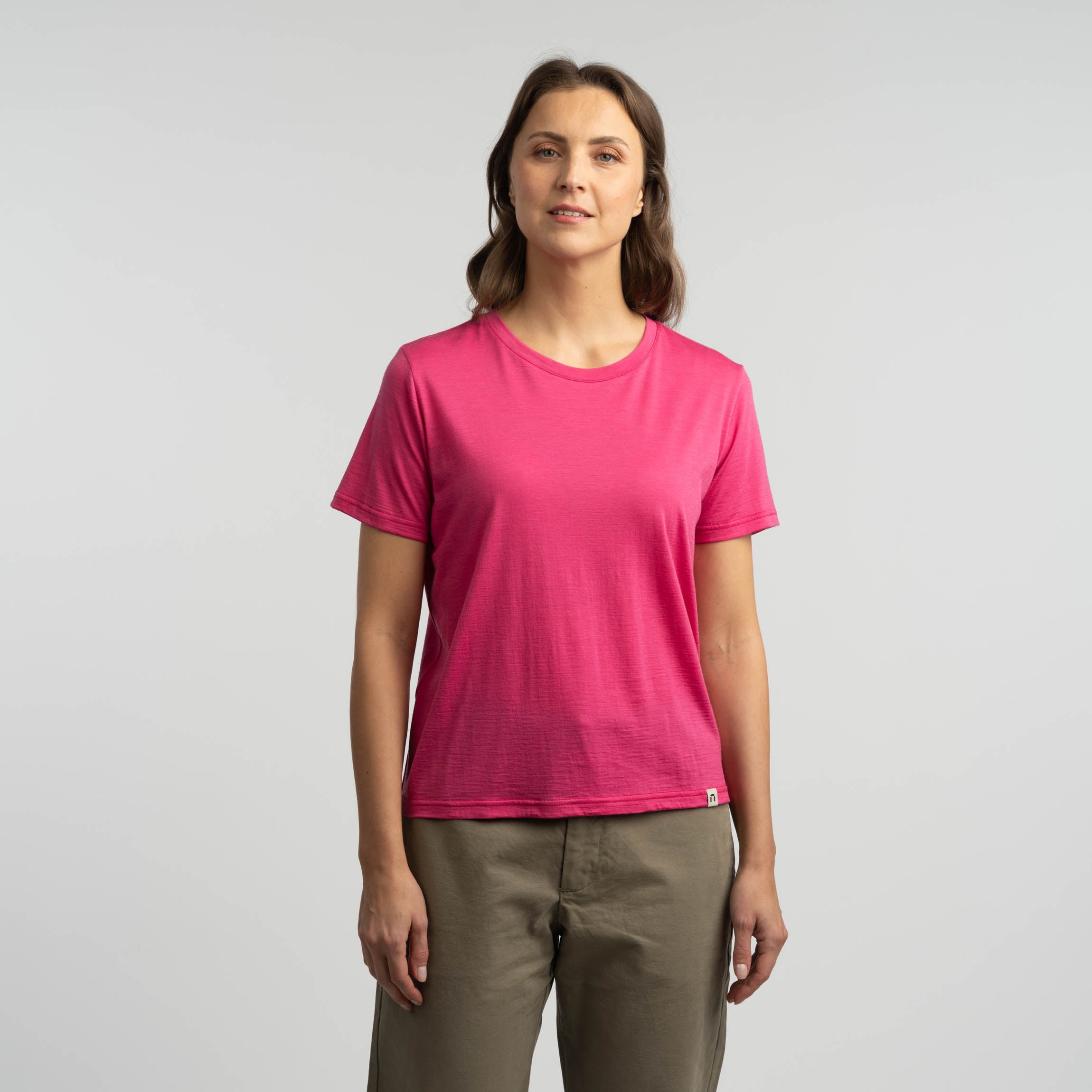 Image of Nora merino T-paita W - pinkki