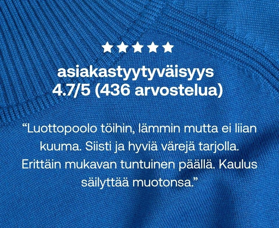 Asiakastyytyväisyys 4.7/5 (436 arvostelua)