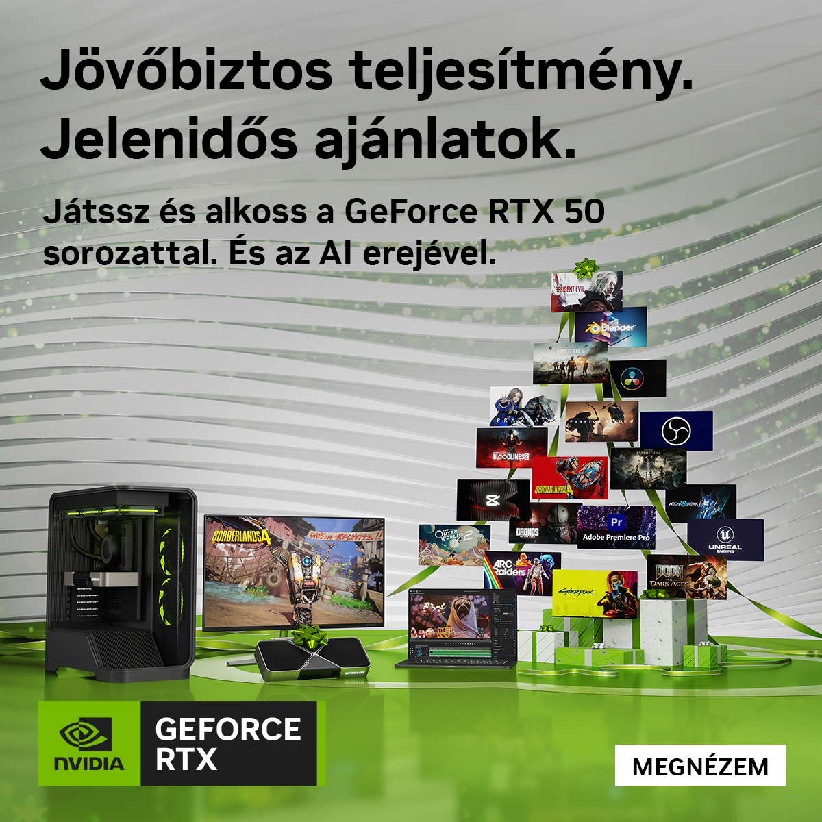 Jövőbiztos teljesítmény – fedezd fel a GeForce RTX 50 sorozatot az AI erejével!