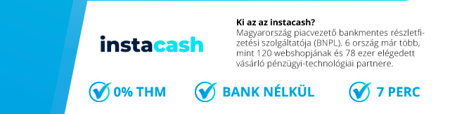 Exkluzív Instacash ajánlat – 10.000 Ft ajándékutalvány vár rád! 