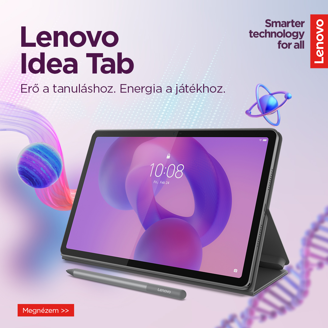 Lenovo Idea Tab – erő a tanuláshoz, energia a játékhoz! 