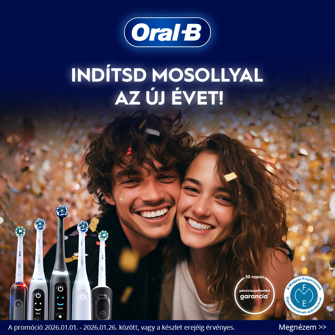 Indítsd mosollyal az új évet – Oral-B elektromos fogkefék akcióban! 