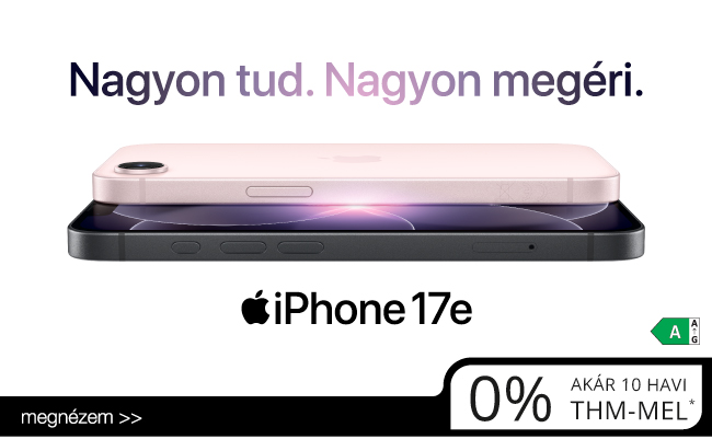 Megérkezett az iPhone 17e