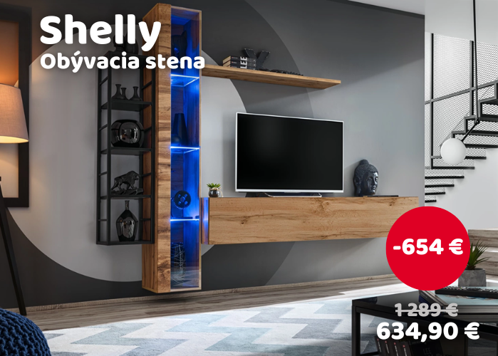 shelly obyvacia stena