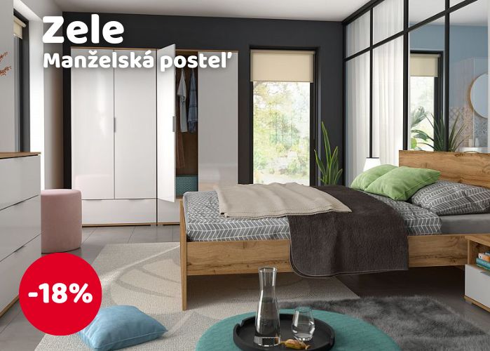 manzelska postel zele