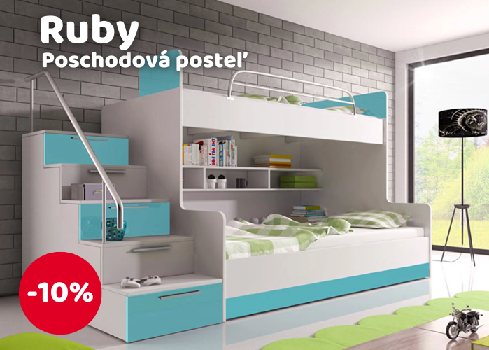 poschodova postel ruby