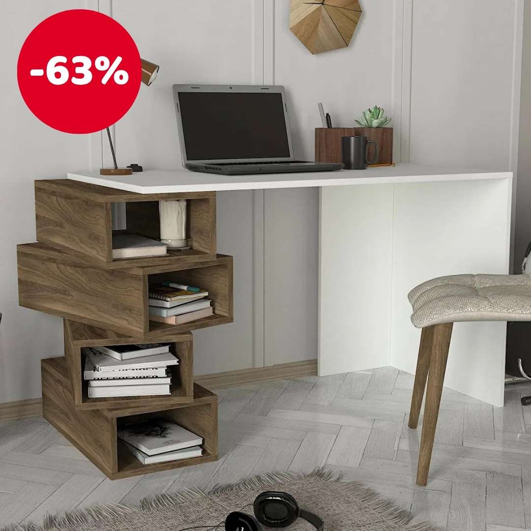 PC stolík Jegir (orech)