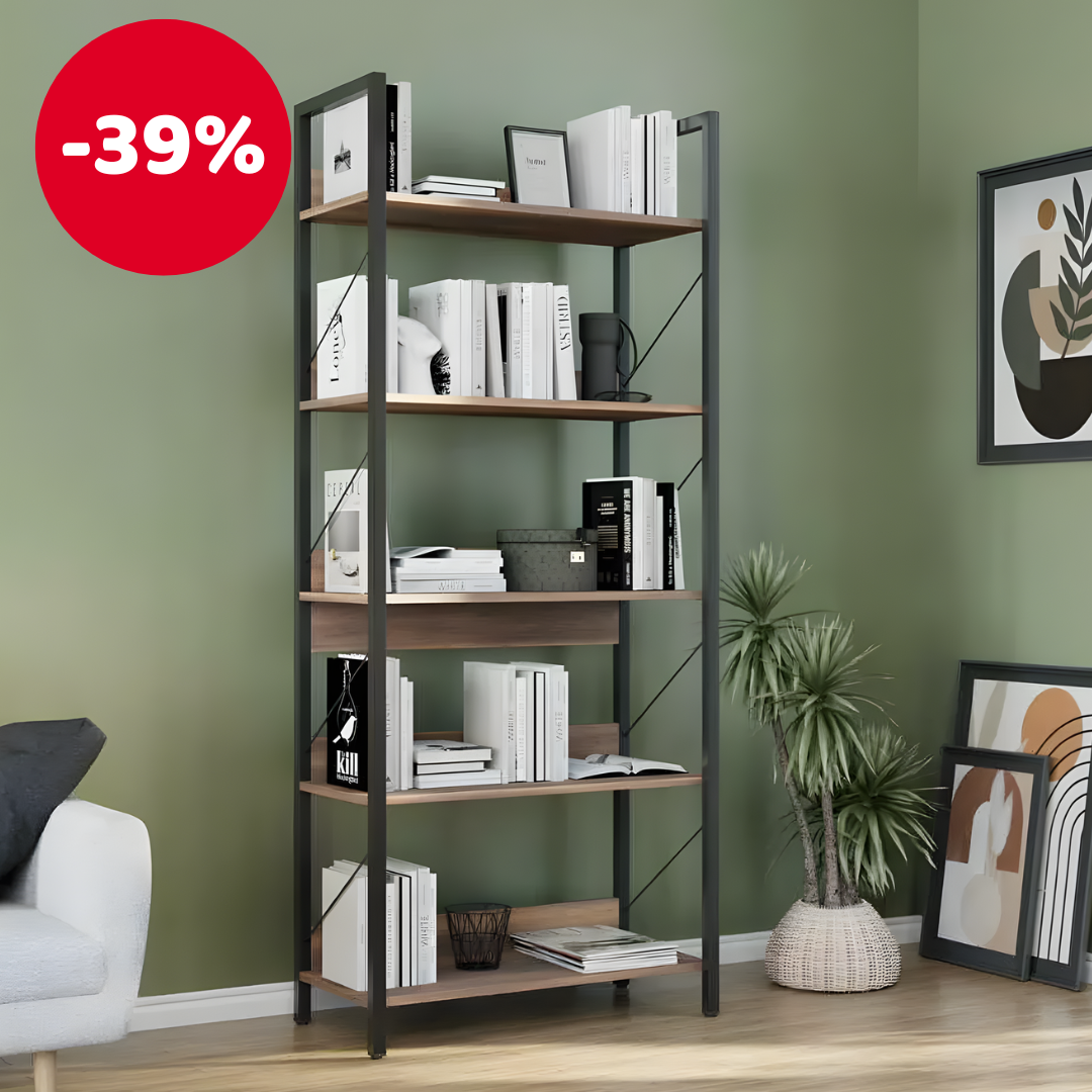 Regál Madobo 5 (orech)