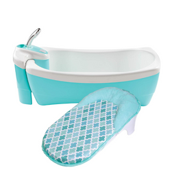 Bañera Azul Con Soporte Y Ducha Summer