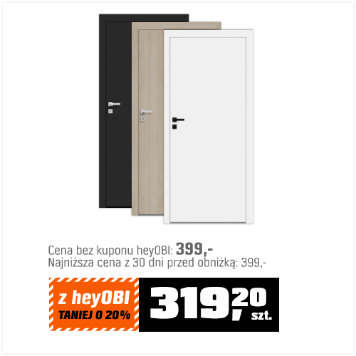 Skrzydło drzwiowe Savio bezprzylgowe