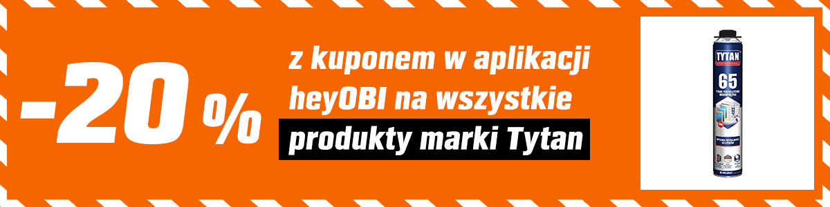 Produkty marki Tytan -20% z kuponem w aplikacji 