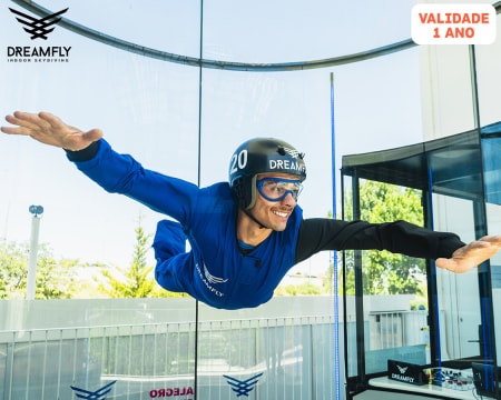 Experiência de Voo em Túnel de Vento Vertical! DreamFly Indoor Skydiving Lisboa