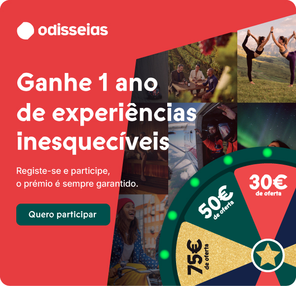 Ganhe 1 ano de experiências inesquecíveis