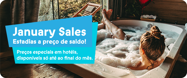 January Sales em hotéis!