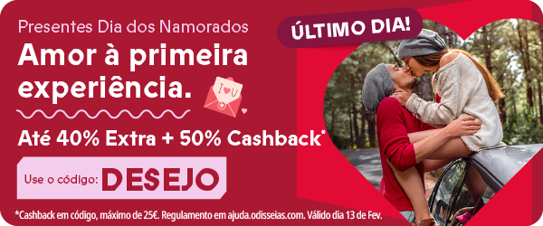 Até -40% extra e 50% cashback com código DESEJO