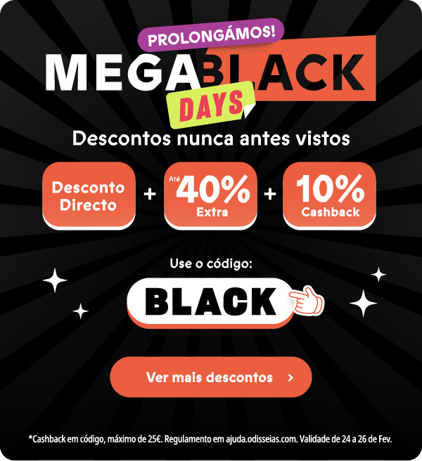 MegaBlack Days! Os maiores descontos com o código BLACK