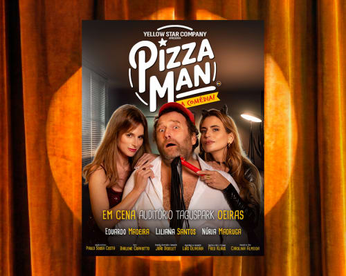 Bilhetes para «PIZZA MAN» | Comédia Imperdível no Auditório Taguspark em Oeiras