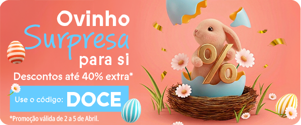 Código DOCE para até -40% extra