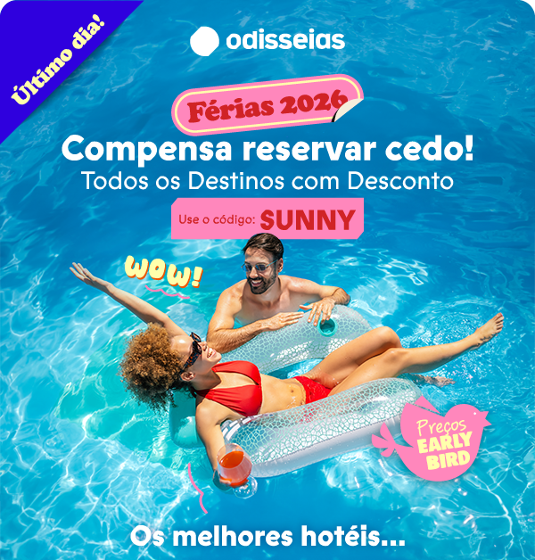 Férias 2026 | Compensa reservar mais cedo