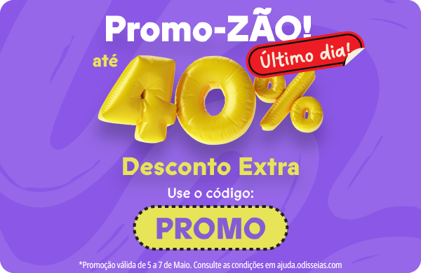 Último dia! Até -40% extra com o código PROMO