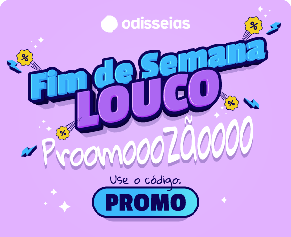 Fim de semana Louco! Com o código PROMO