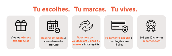 Tu escolhes. Tu marcas. Tu vives.