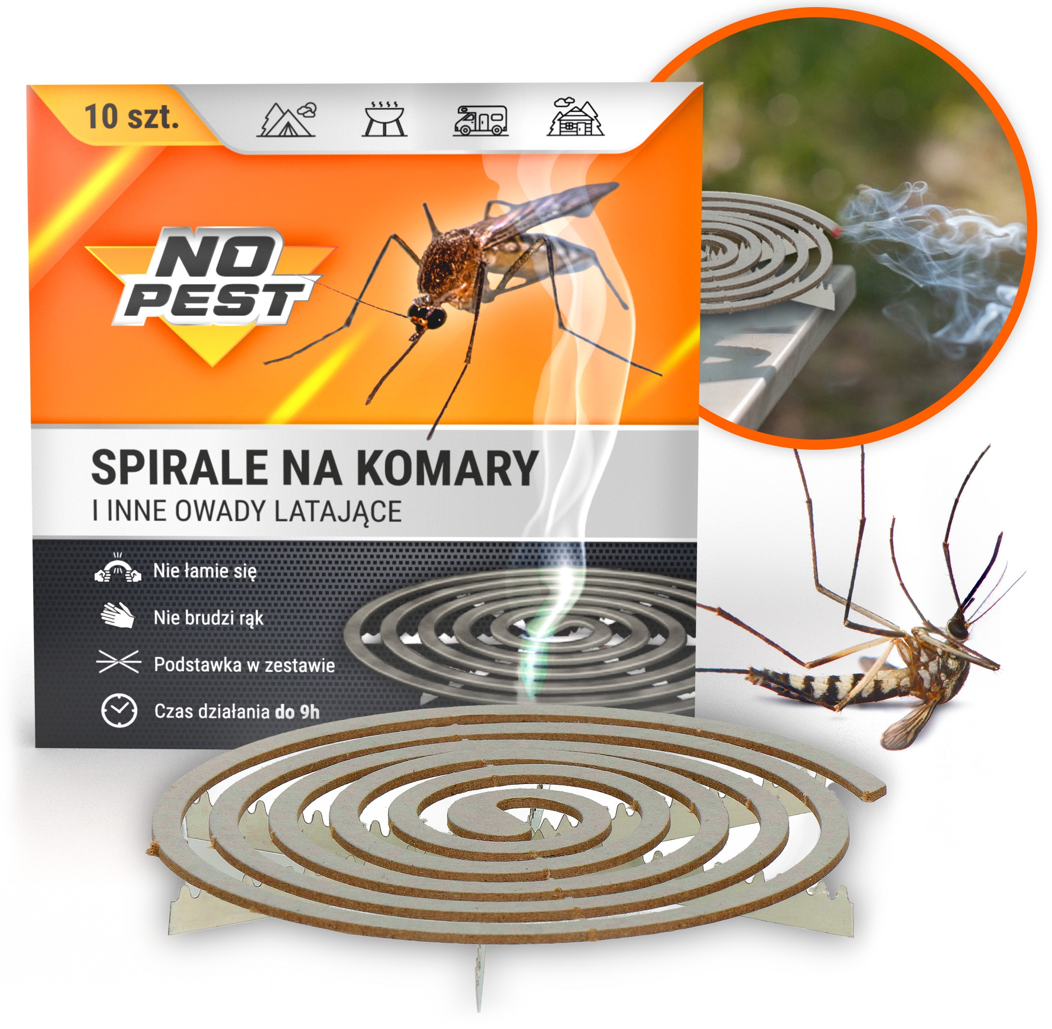 spirale na komary, spirale przeciwko komarom, spiralki na komary, spirale na meszki, spirale na osy, środek odstraszający na komary, odstraszanie komarów w ogrodzie