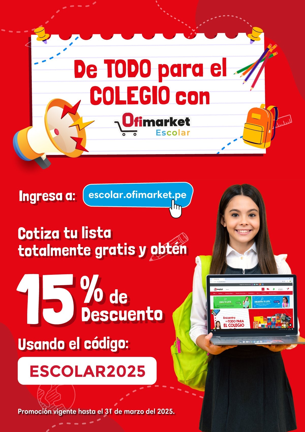 Cotiza tu lista de útiles escolares GRATIS.