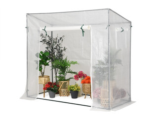 Mini szklarnia foliowa na pomidory 2 x 0,8 m Garden Point biała