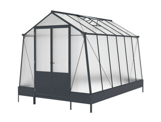 Szklarnia z aluminium Lilia 2,5 x 3,7 m CoverTech antracyt