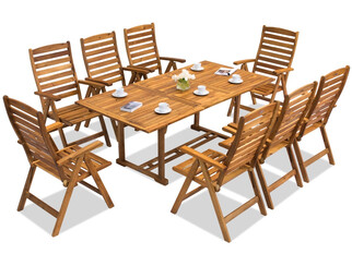 Drewniane meble ogrodowe Birma/Bombaj 8 Garden Point