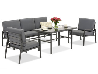 Zestaw mebli ogrodowych Vigo Apetito 5 antracyt Garden Point