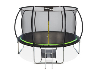 Trampolina ogrodowa Premium z siatką wewnętrzną 366 cm Jump Hero 12FT