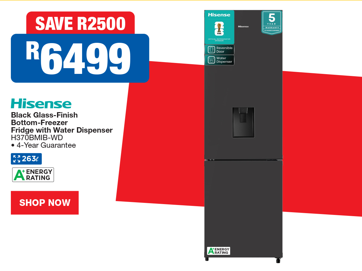 hisense black fridge 