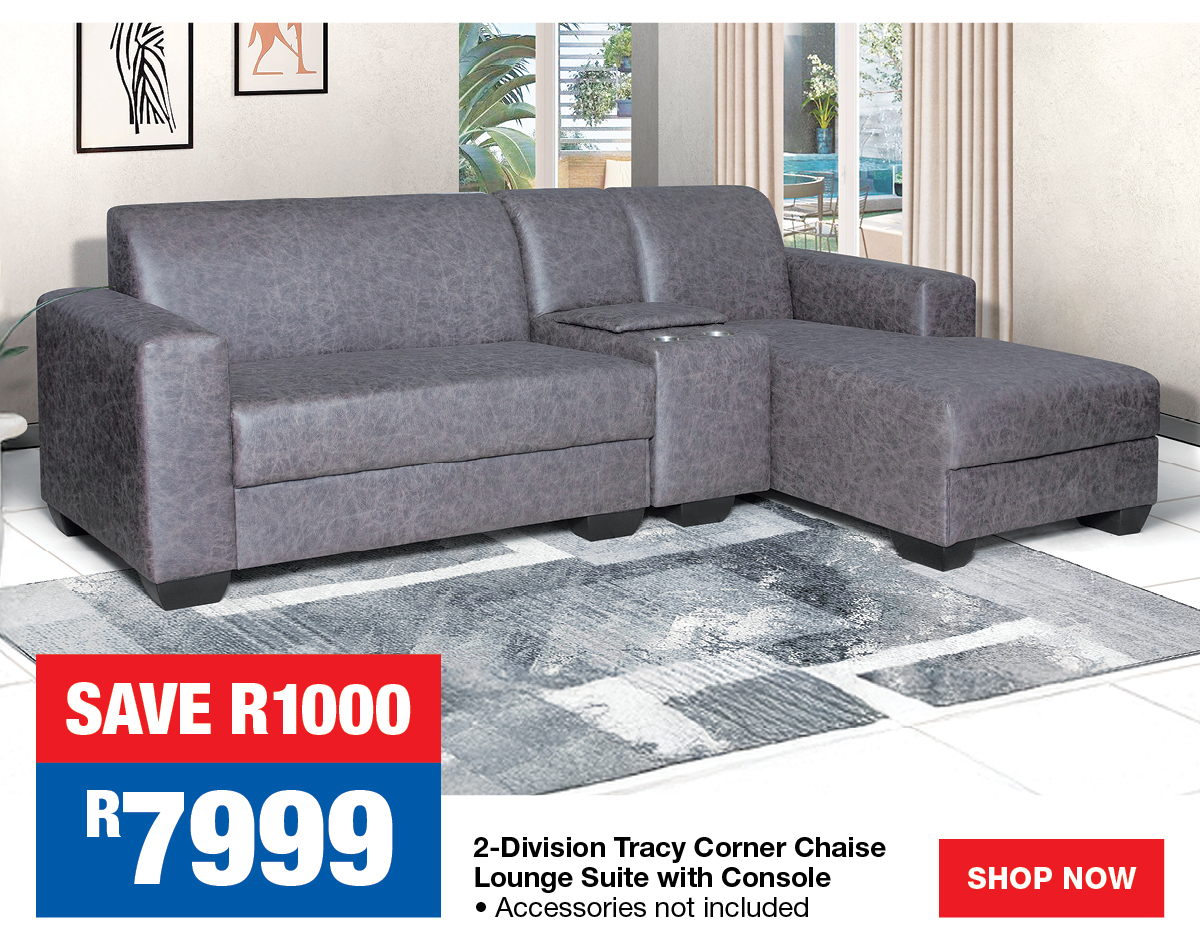 2-Division Tracy Corner Chaise Lounge 