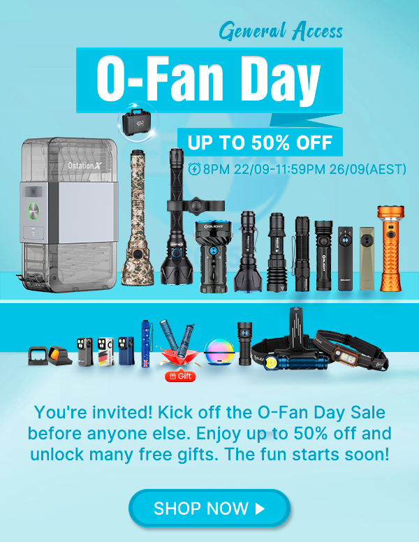 O-Fan Day: UP TO 50% OFF