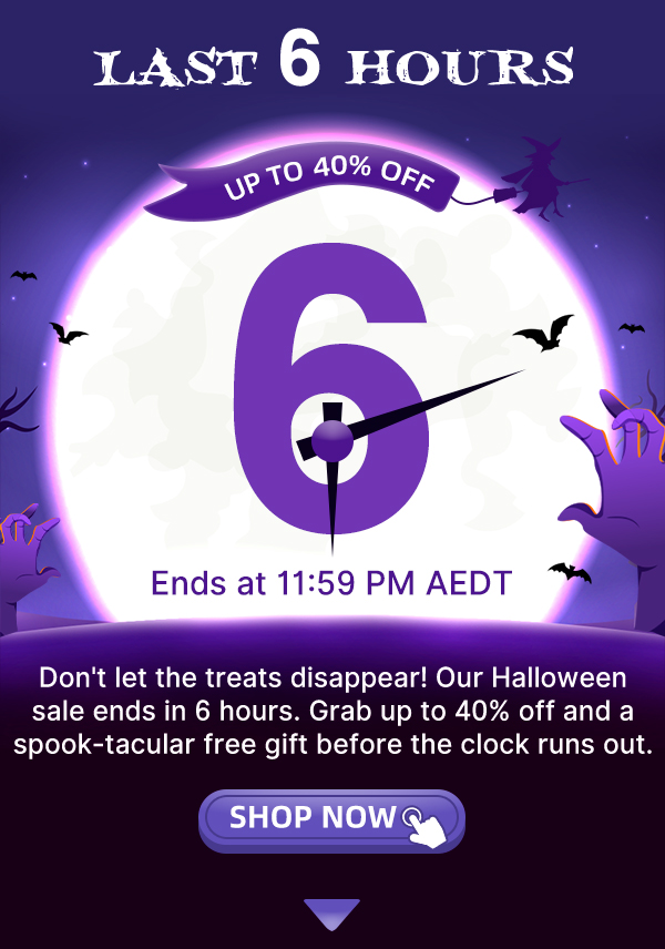 Halloween Sale-UP TO 40% OFF