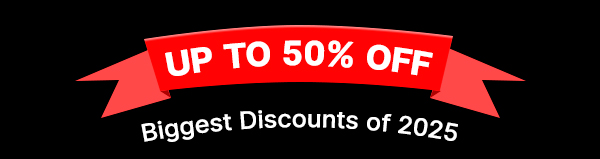 UP TO 50% OFF