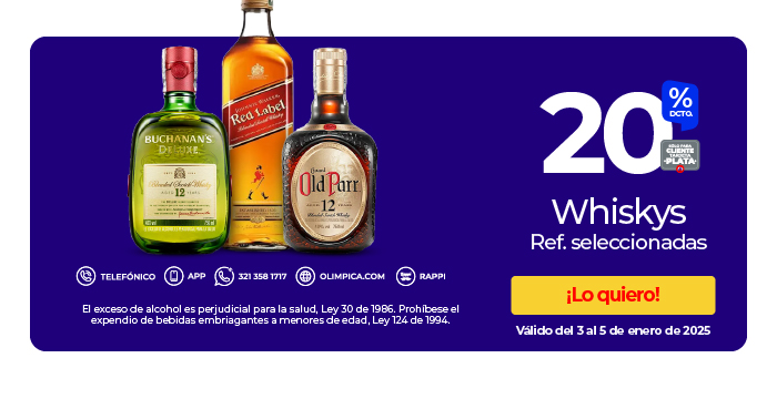 Descuento en Whiskys