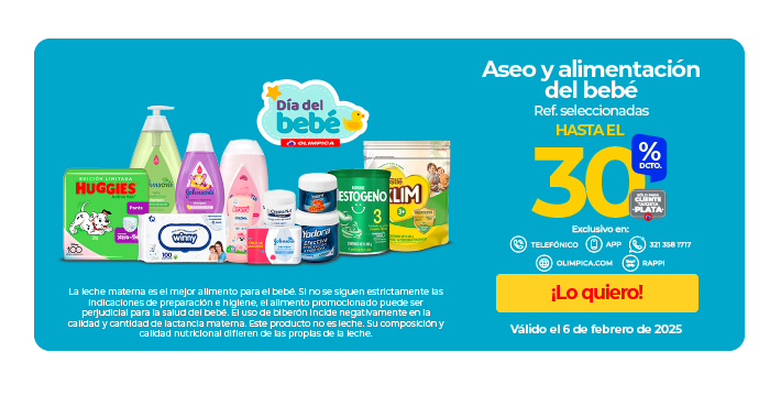 Banner alimentación y aseo del bebe